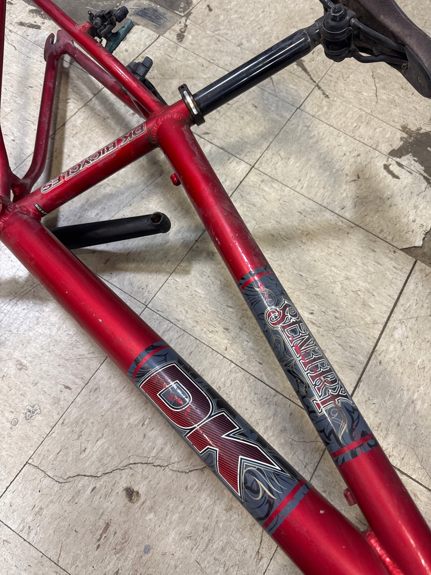 Dk sentry frame/fork set