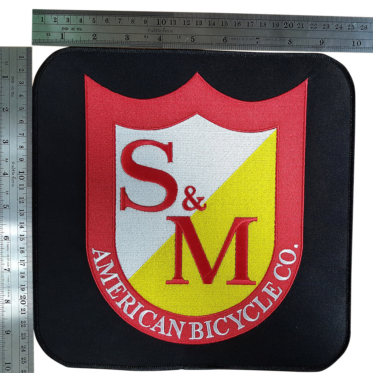 S&M 10 inch S&M SHIELD PATCH