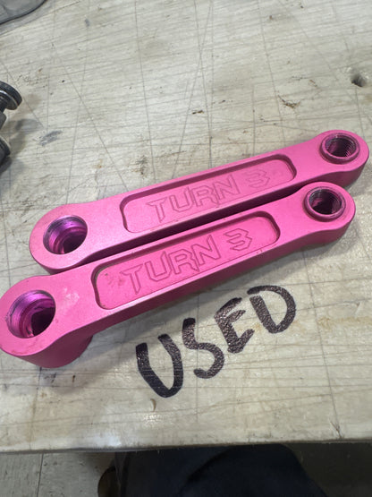 Turn 3 145m crank arms pink