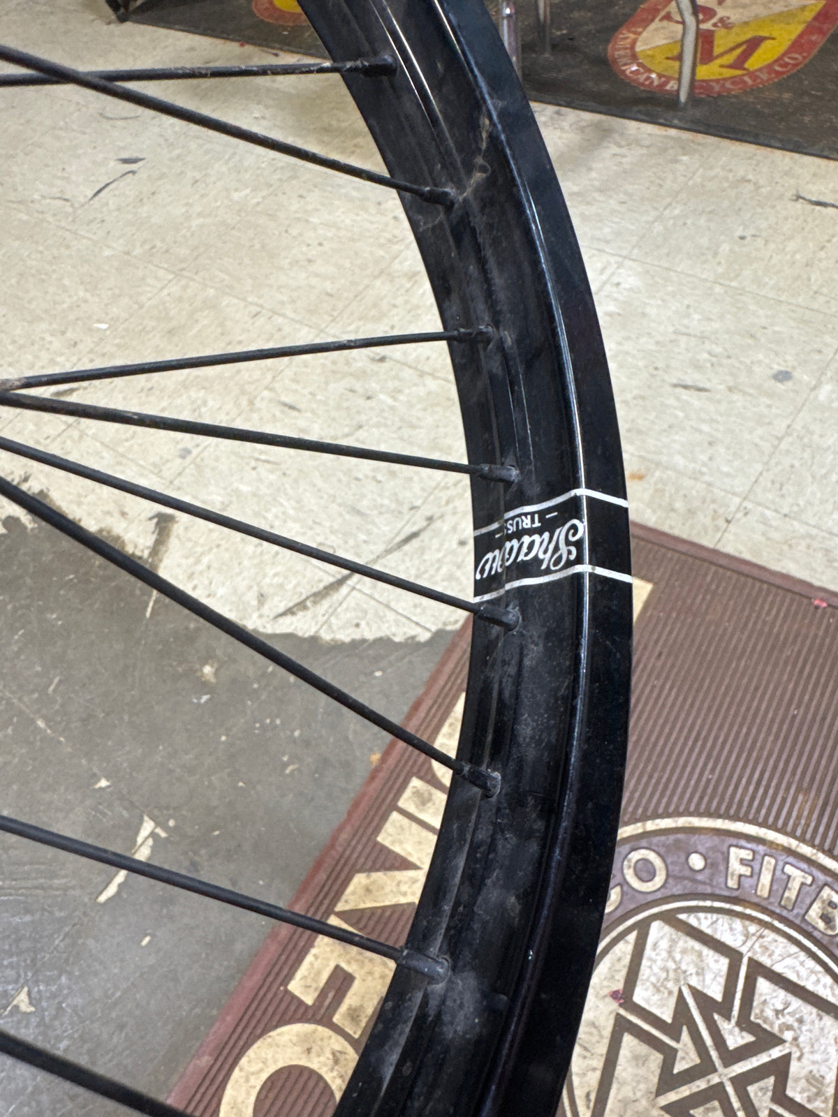 Shadow symbol rear wheel rhd