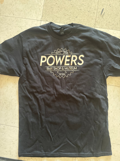 powers bmx shop & museum classic tee