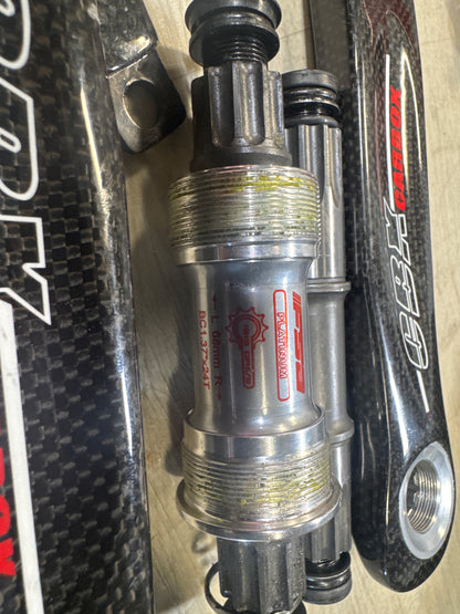 FSA CBX 175mm carbon cranks w/ bottom bracket