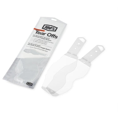 100% Racecraft 2 / Accuri 2 / Strata 2 Tear-Offs 2x7 laminated pack