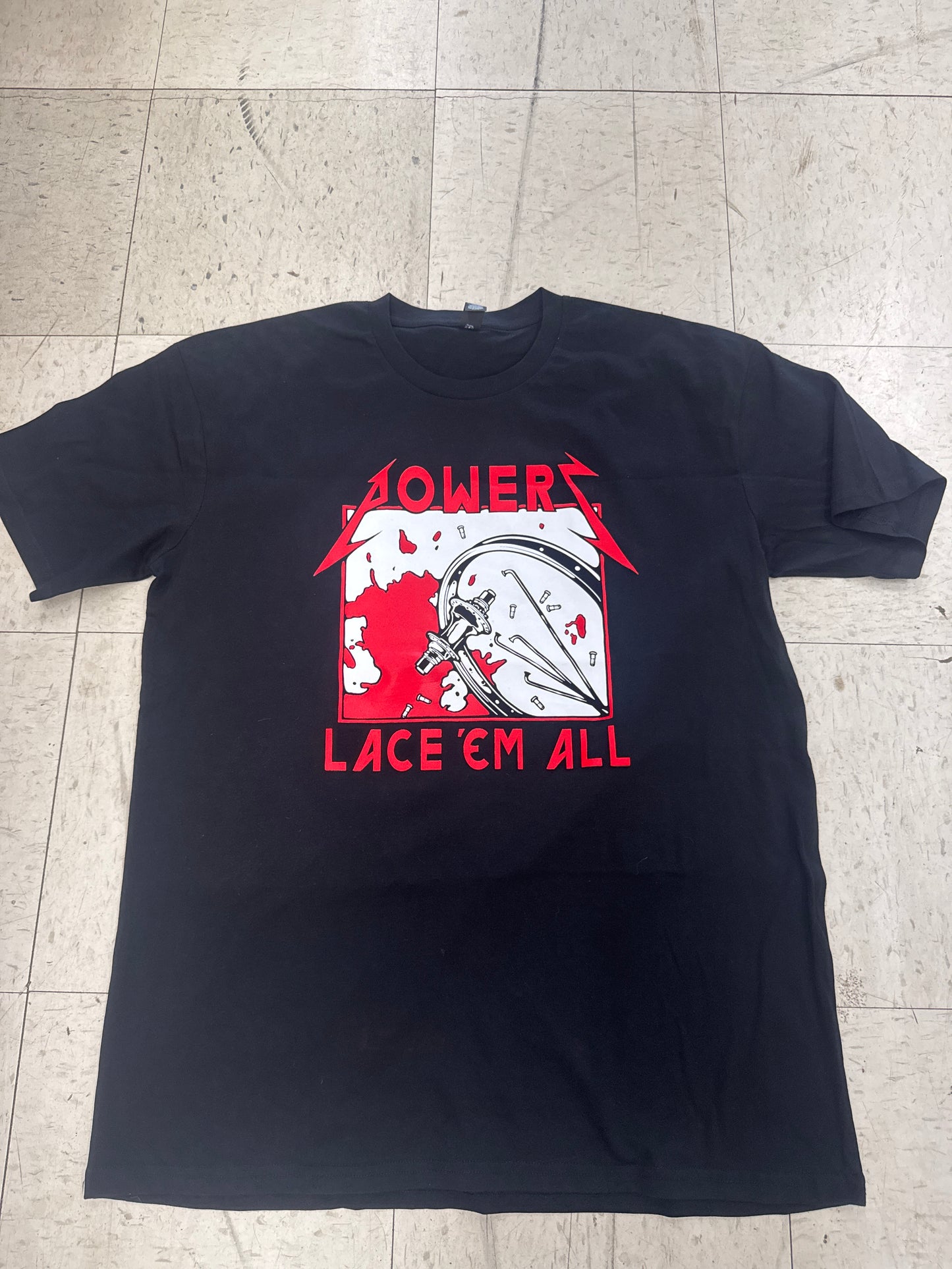 Powers bmx lace em all shirts