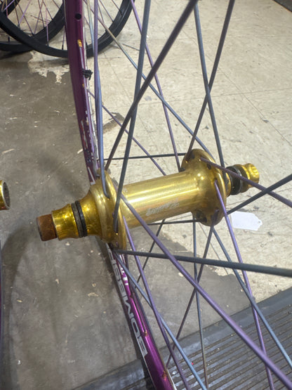Profile elite hubs 28h x bombshell 20x11/8 wheels