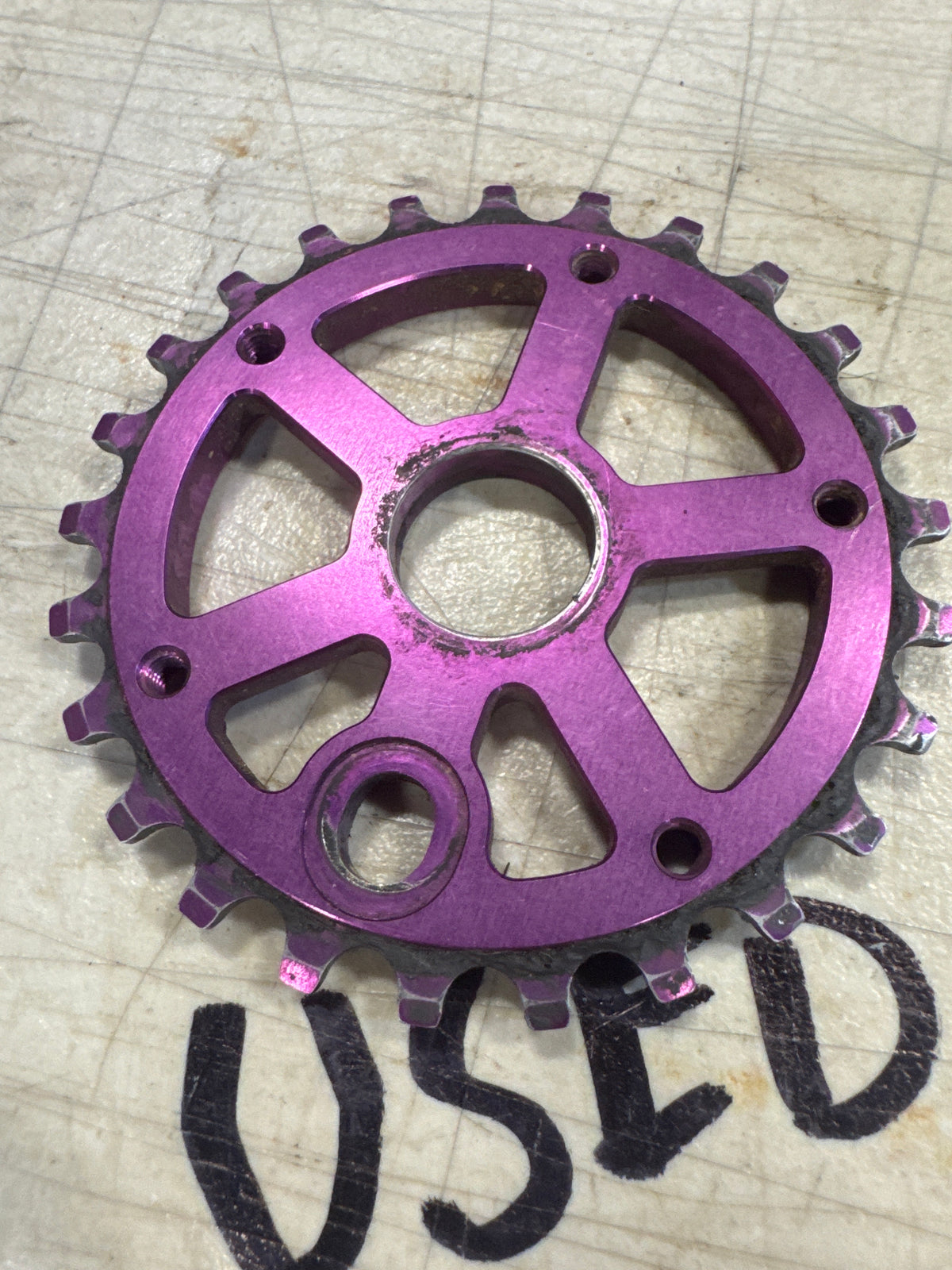 Odyssey utility sprocket 25t purple