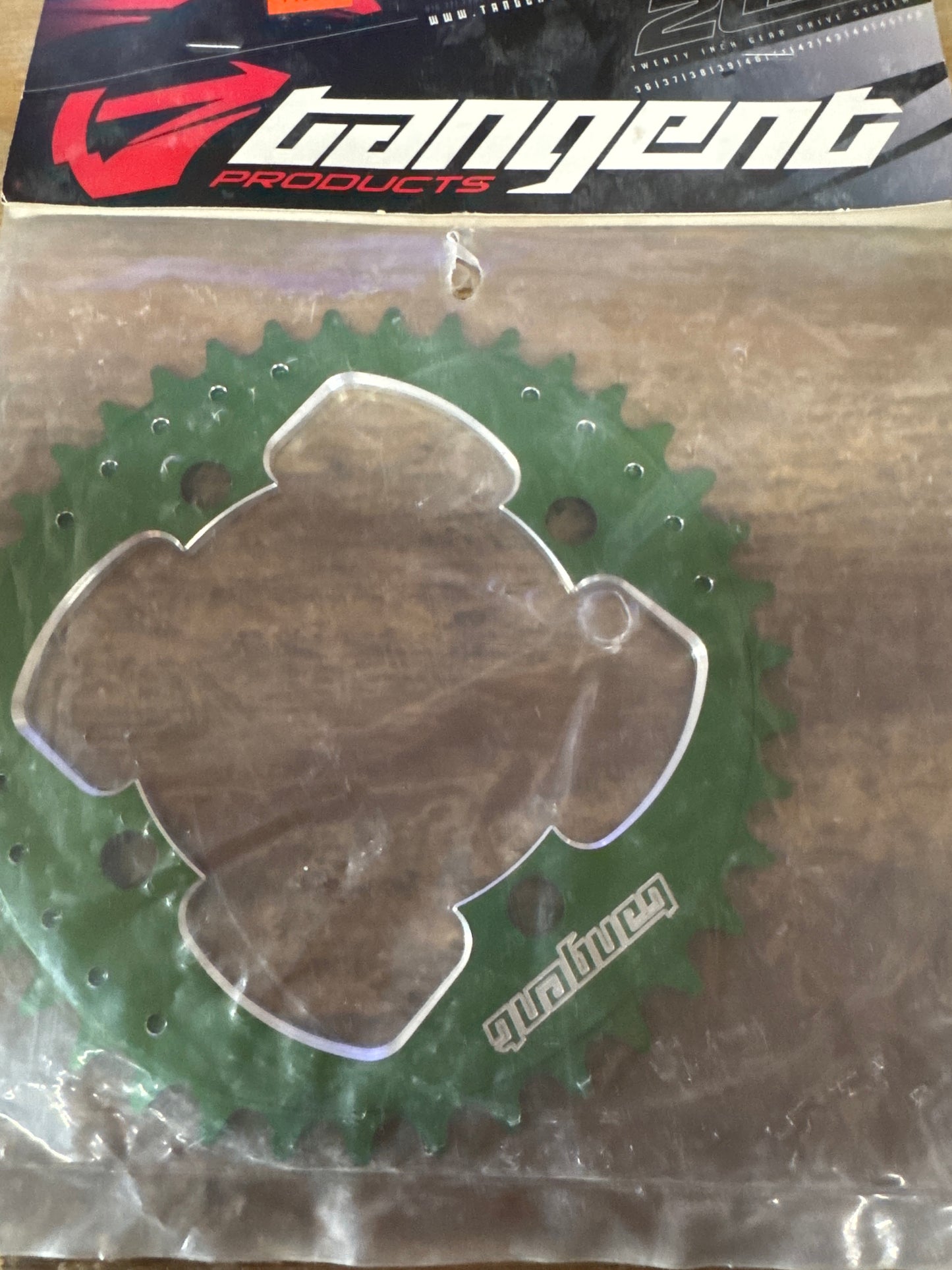 Tangent 4bolt race sprocket 39t green