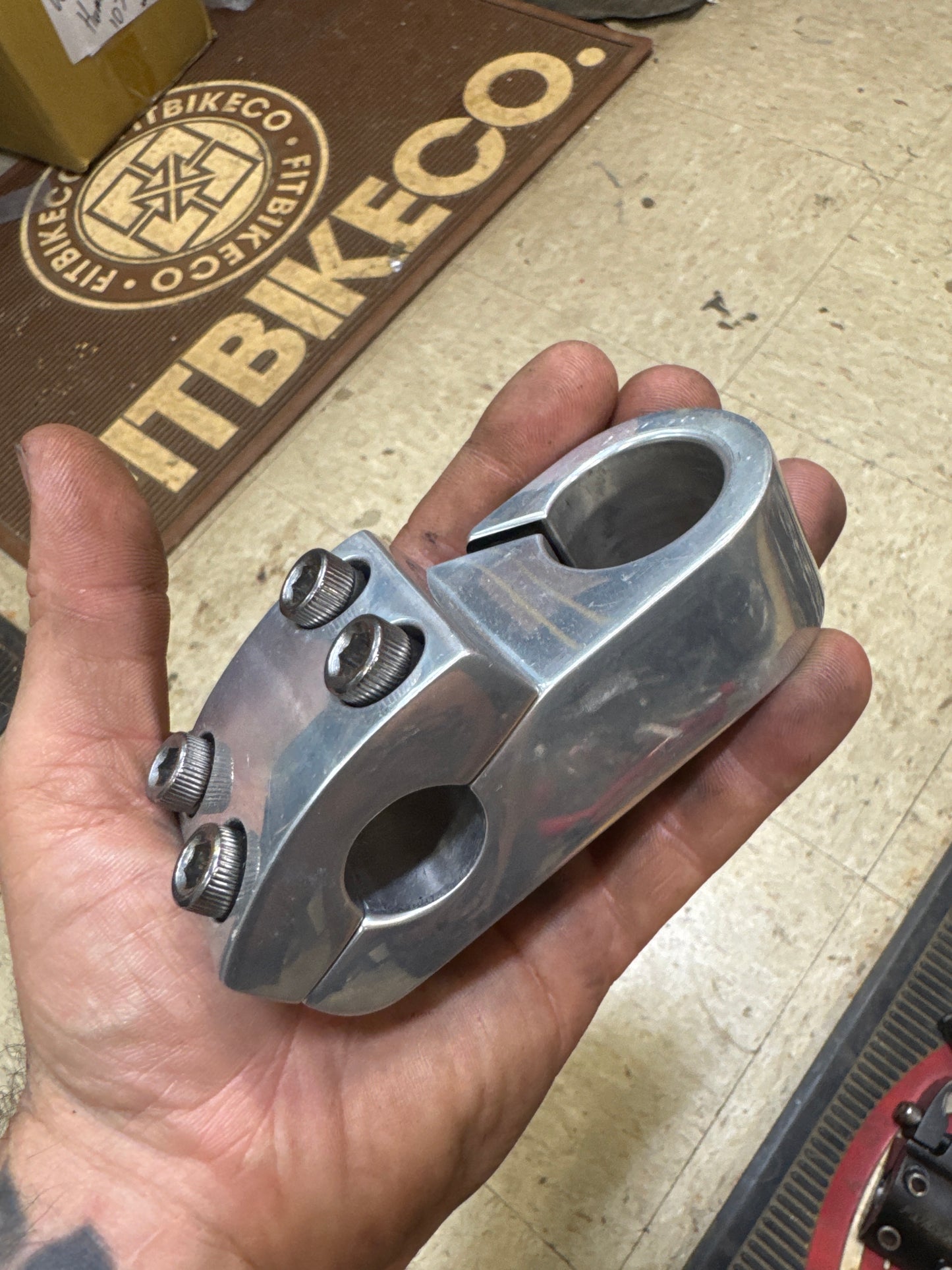 Haro fusion top load stem silver