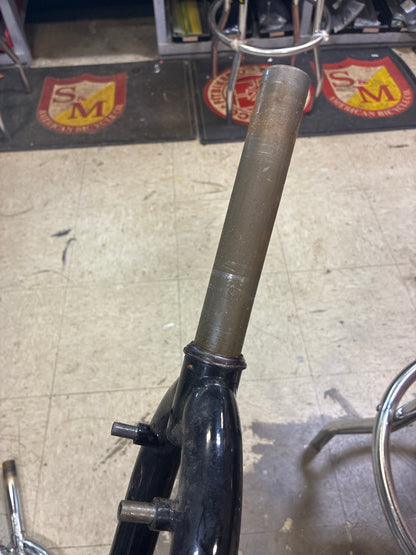 Vintage dyno black threadless fork