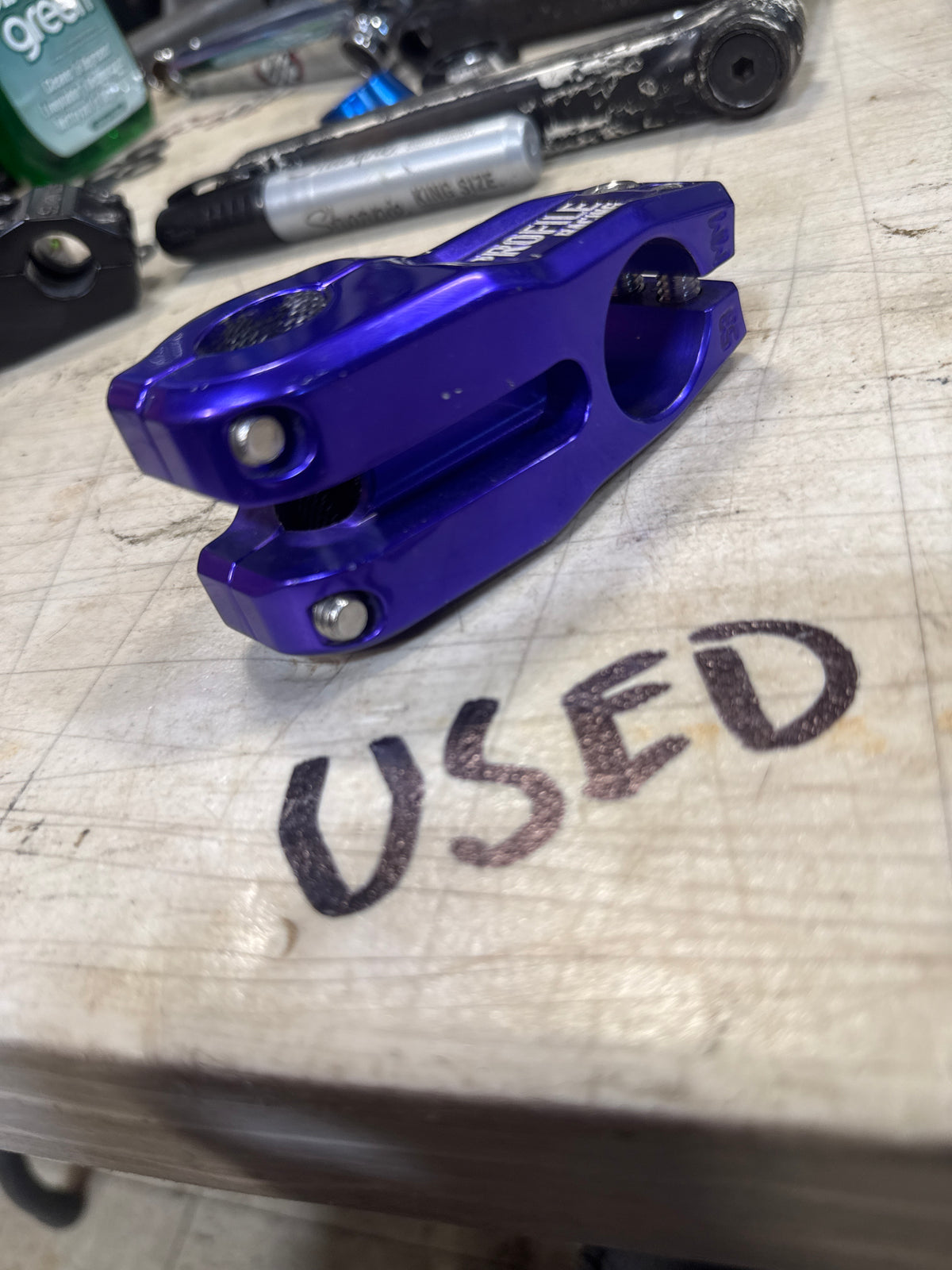Profile push stem purple 53mm