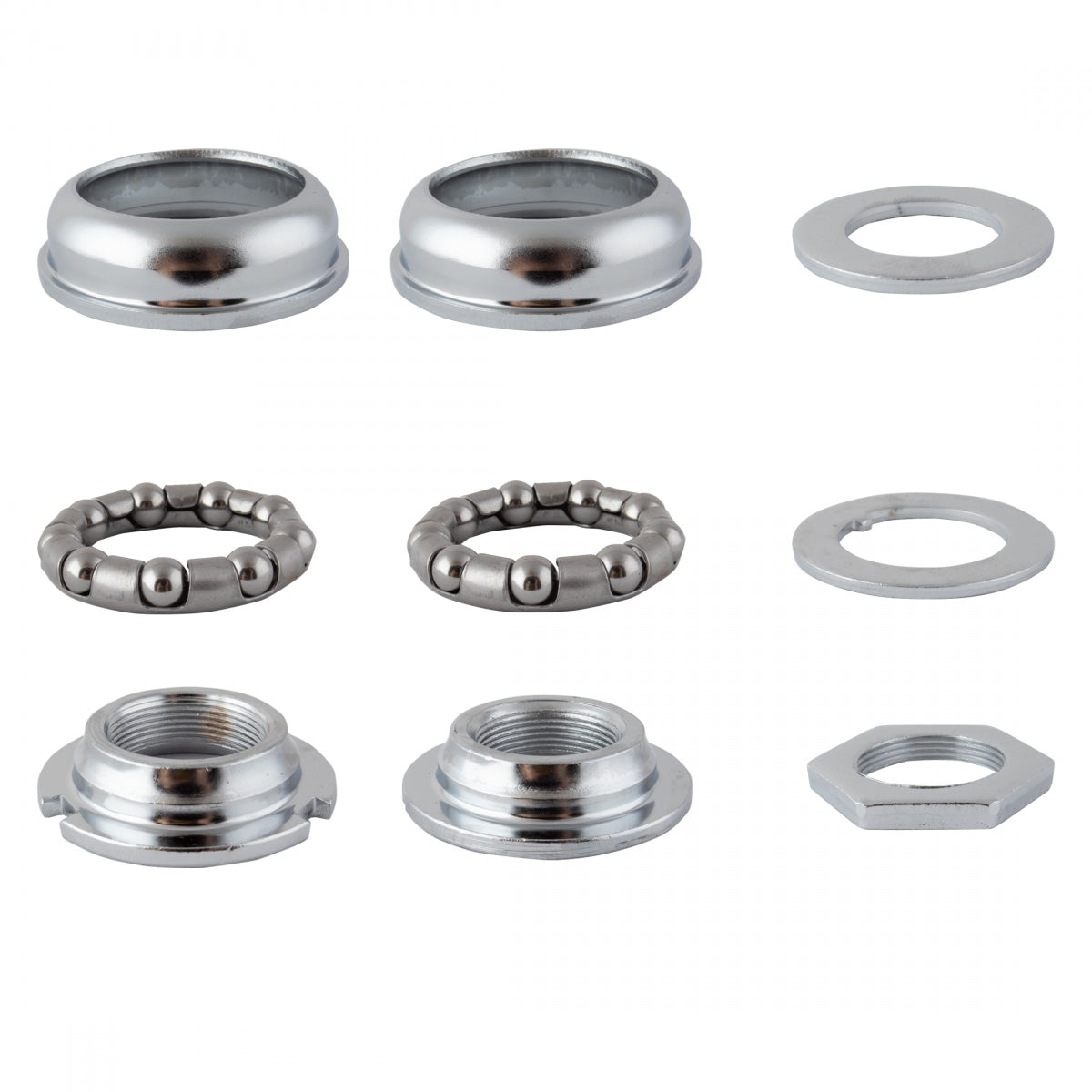 Black Ops American loose ball Bottom Bracket Set Chrome