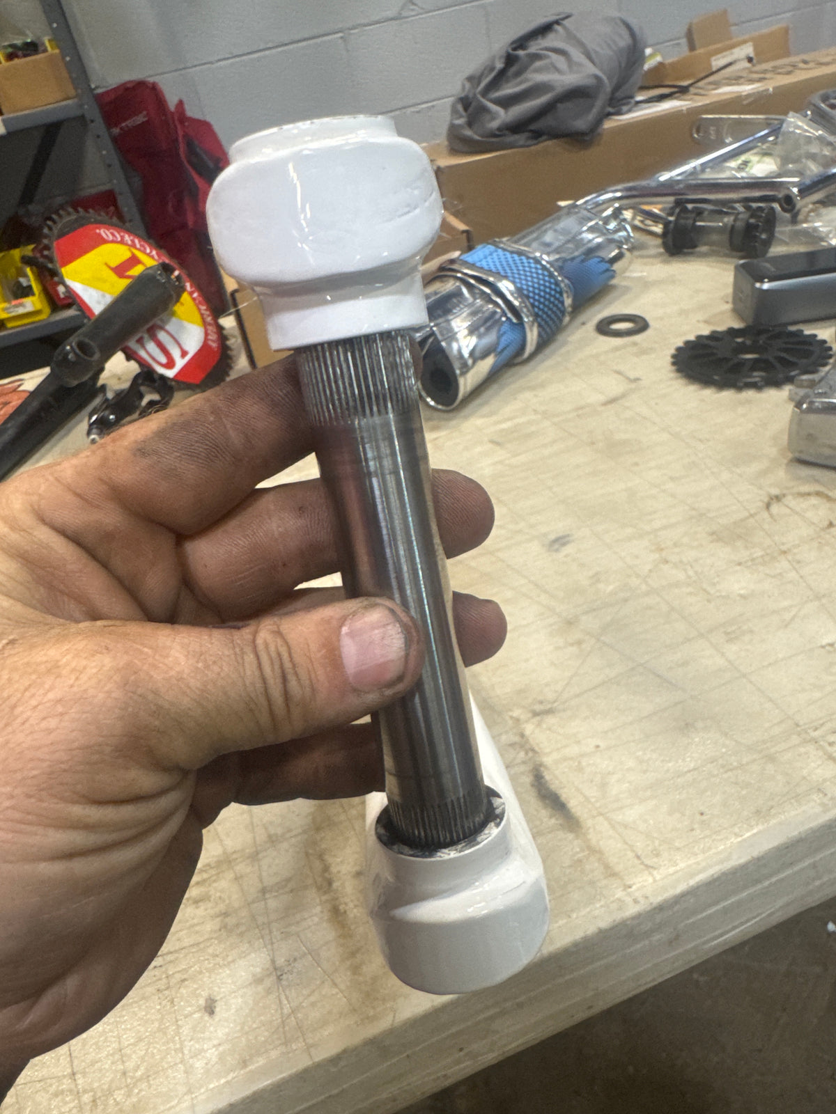Profile elite cranks 175mm white