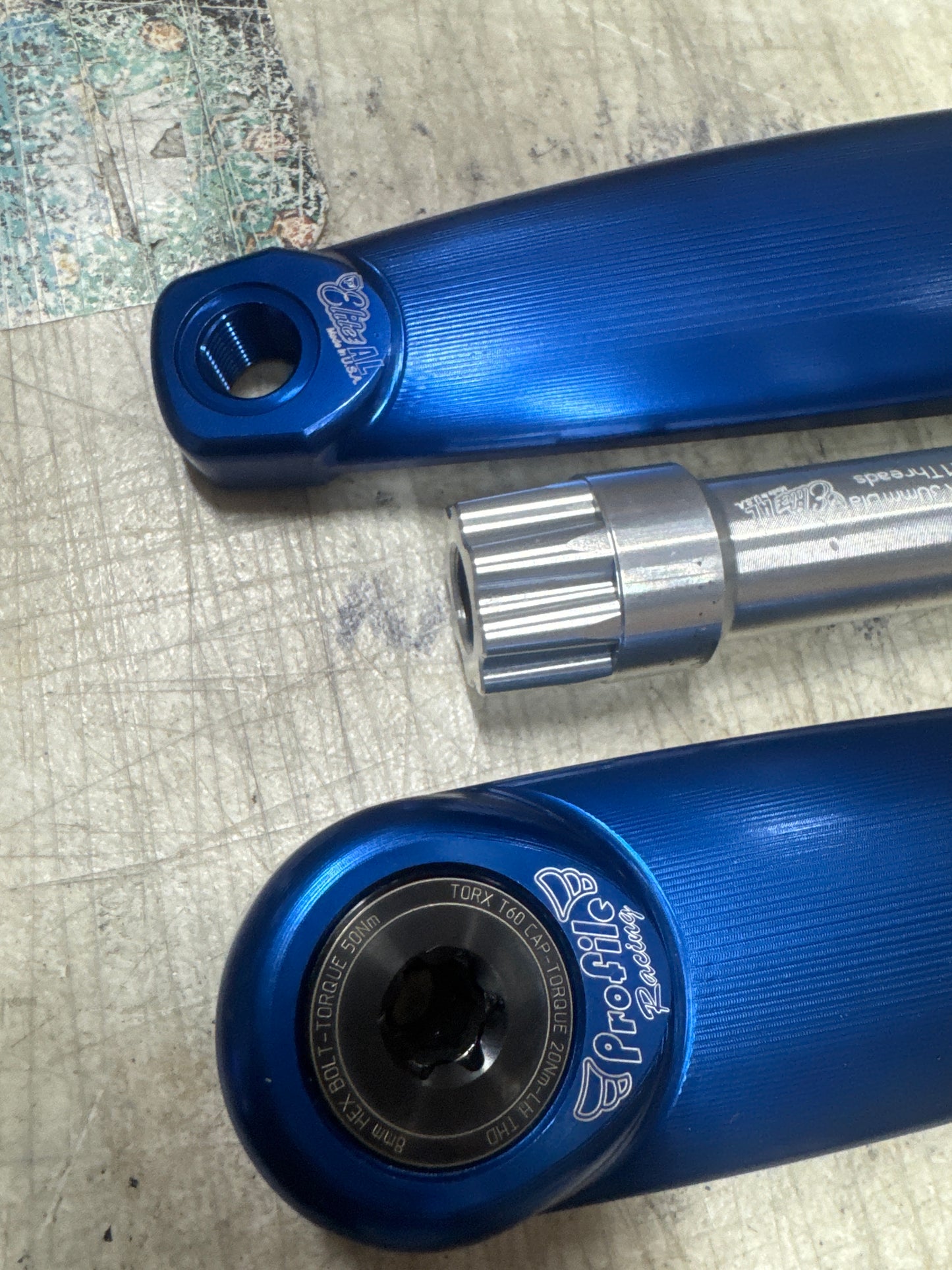 Profile Racing AL elite crank arm set