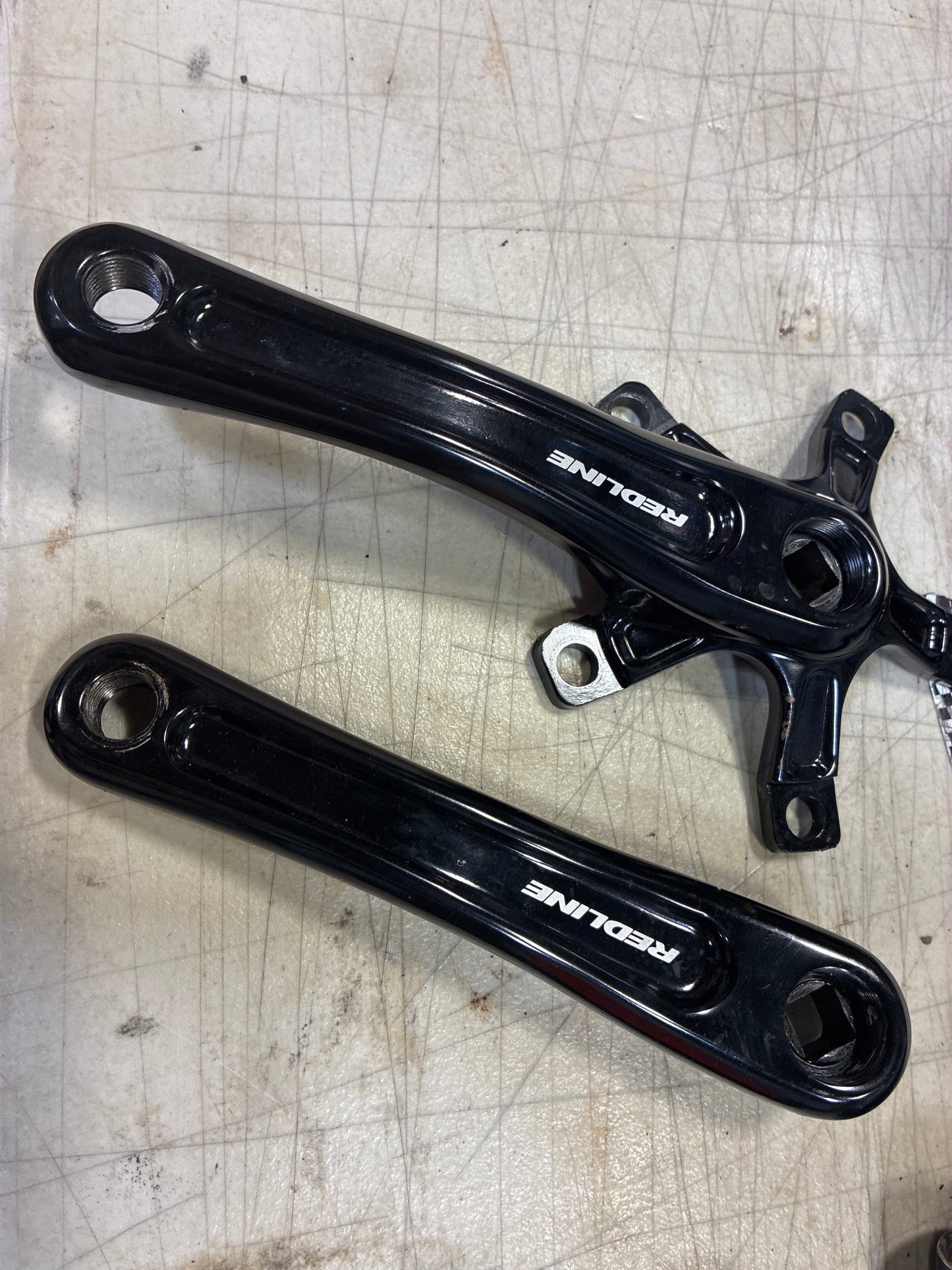 redline square tapered 155mm cranks
