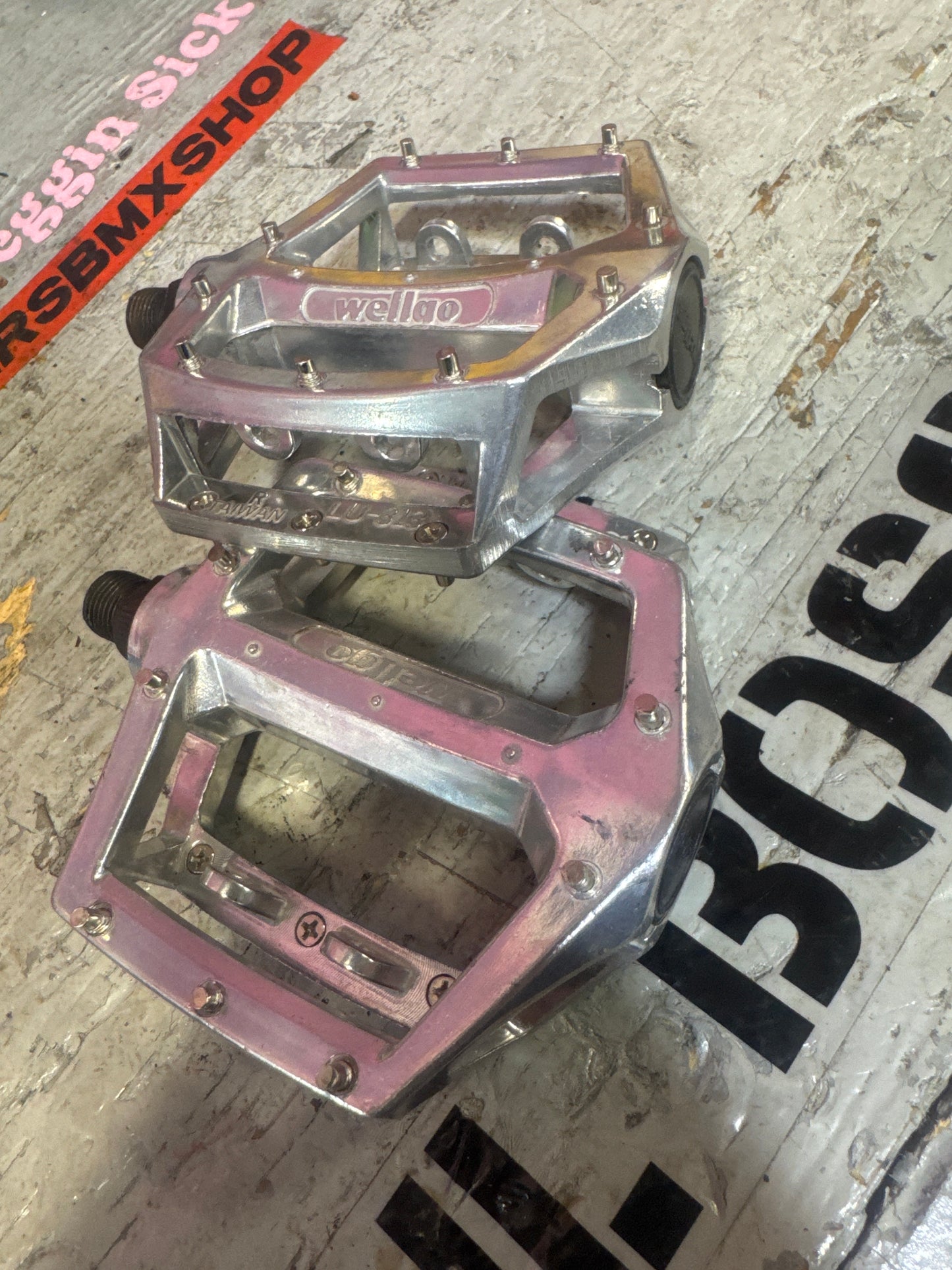 Wellgo se take off pedals 9/16