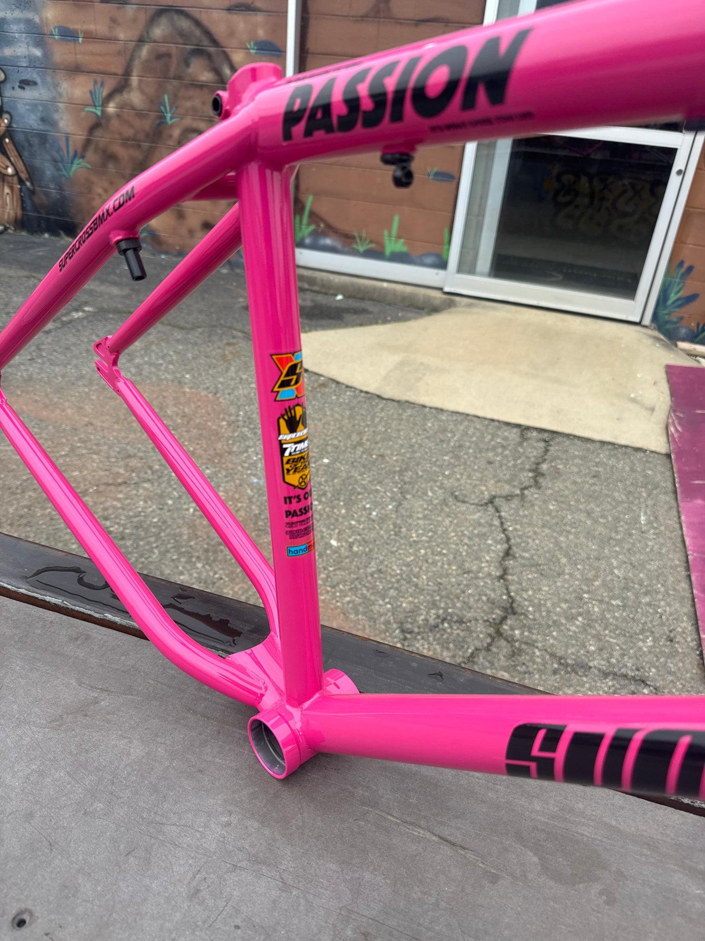 Supercross BMX 29" Passion BMX Frame/fork raspberry