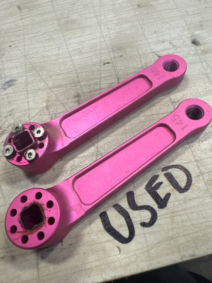 Turn 3 145m crank arms pink
