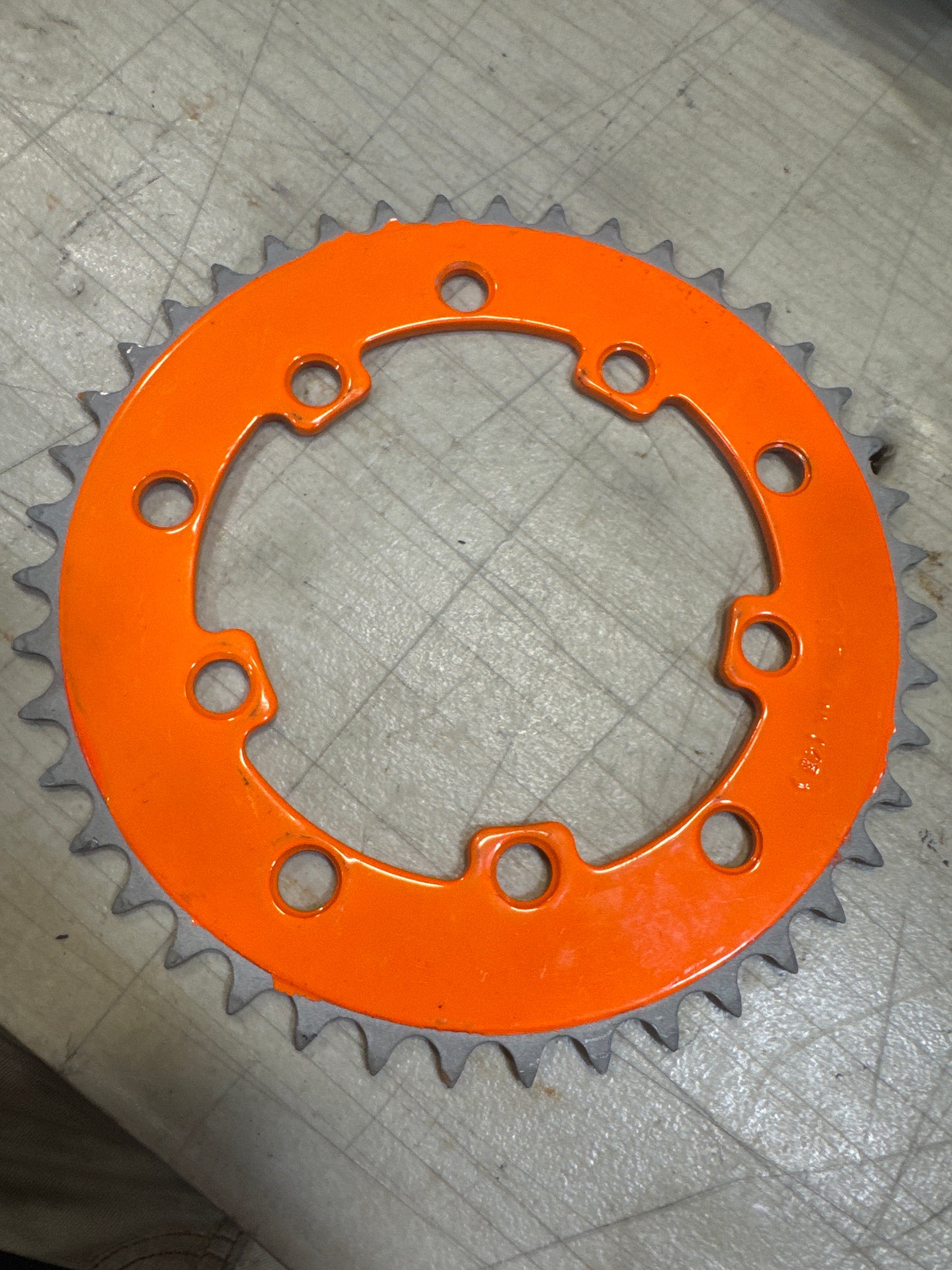 Gt chainring 43t 5b orange