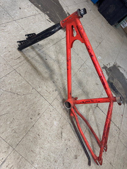 schwinn scrambler painted w/ forks