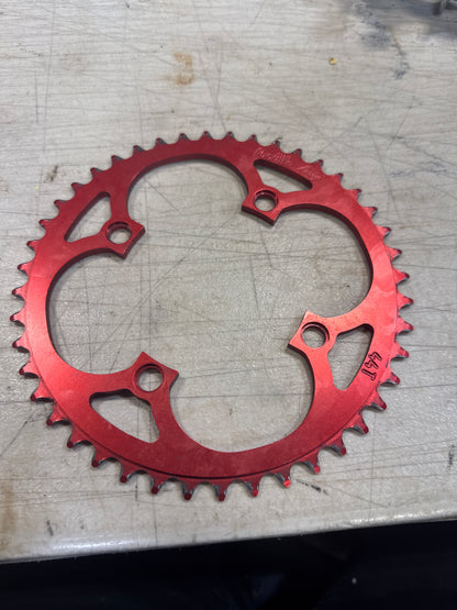 Profile 4bolt 44t red chainring