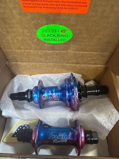 profile racing galaxy rust z coaster hubset