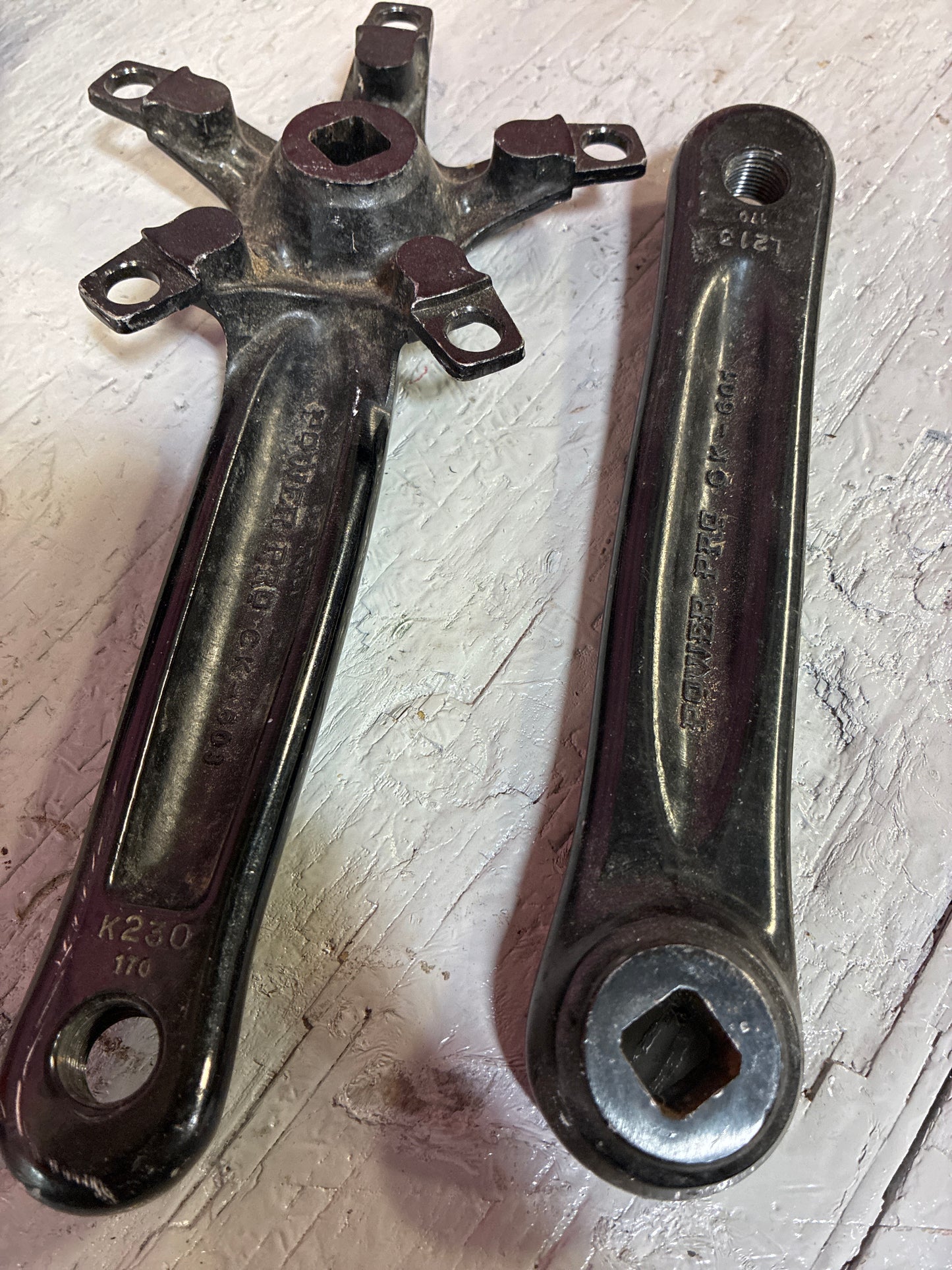 oem 5bolt square tapered 170m cranks