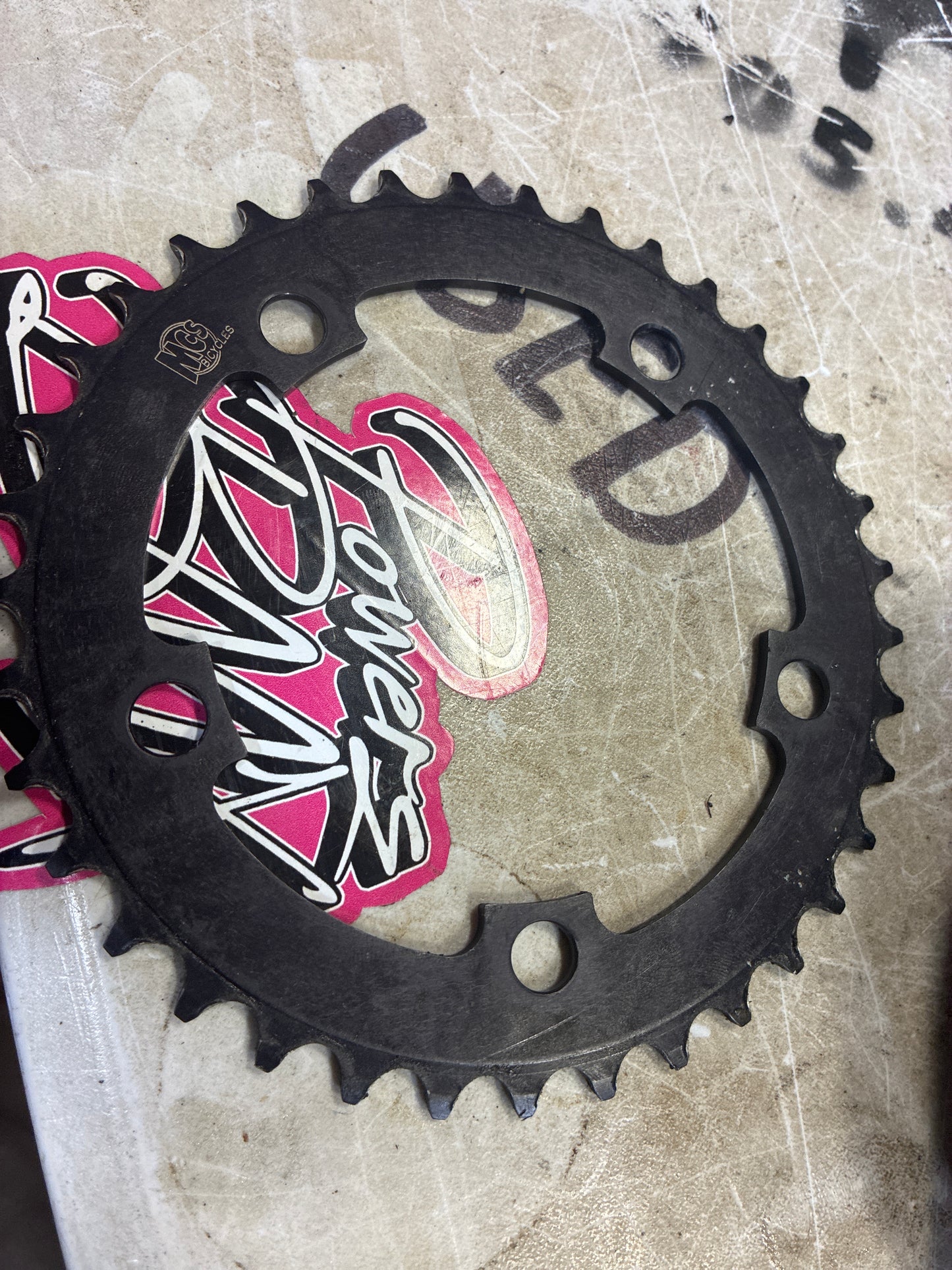 mcs bmx 5b chainring 37t