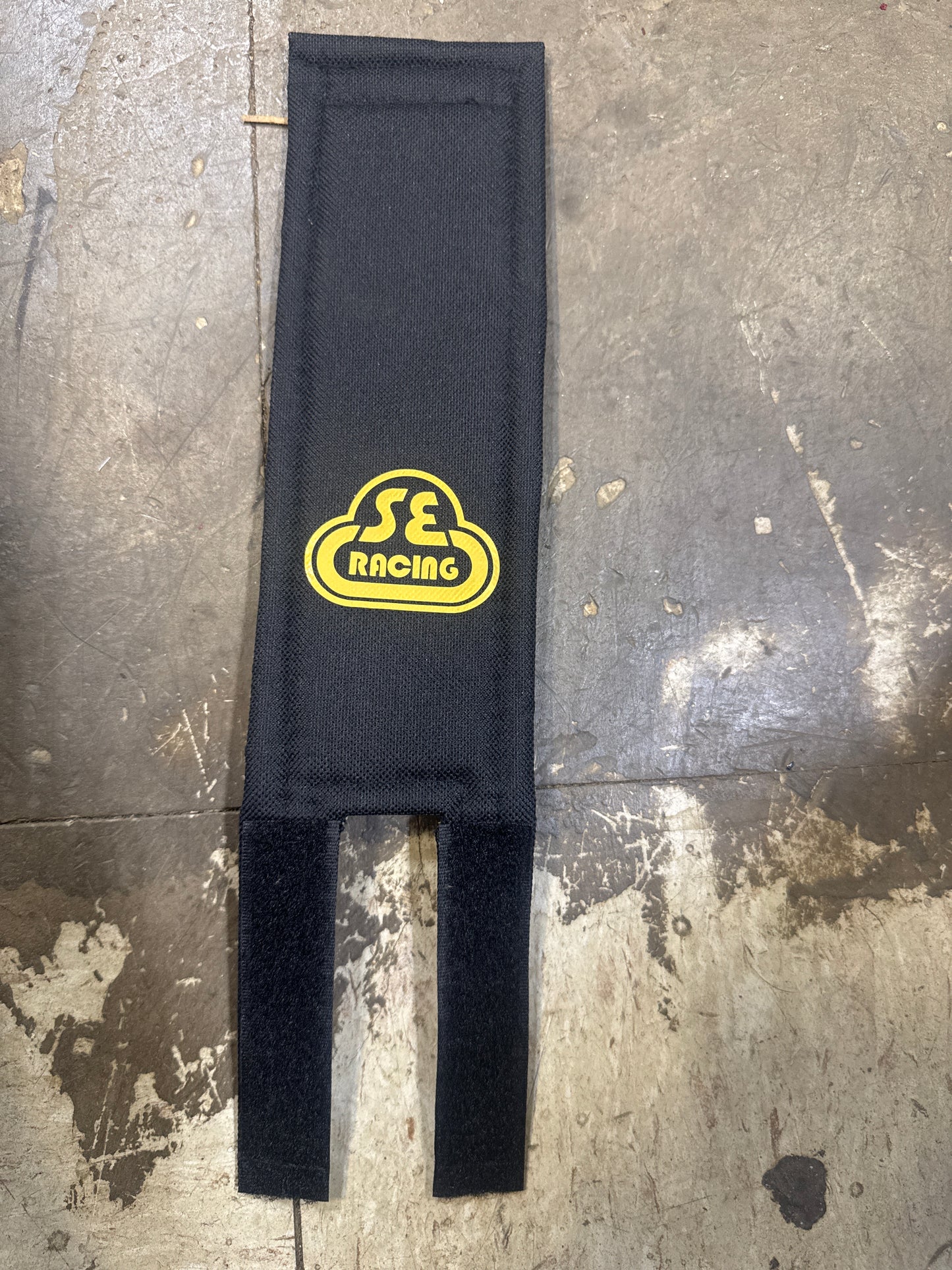 se racing stem pads black/gold