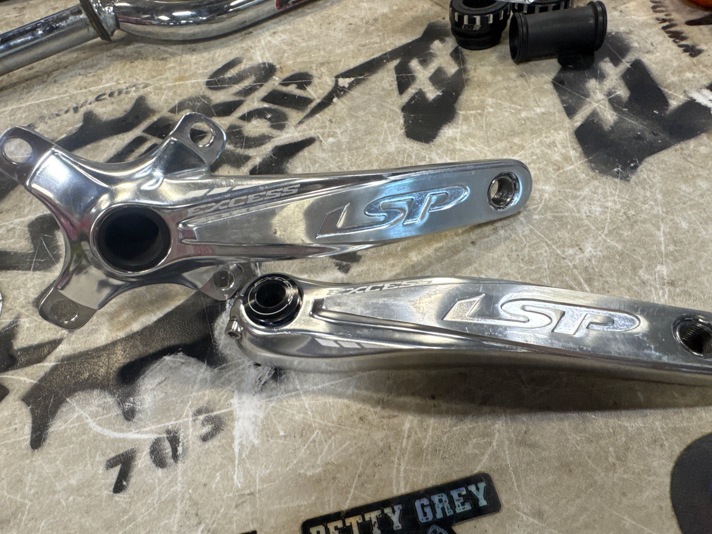 excess lsp 175mm cranks