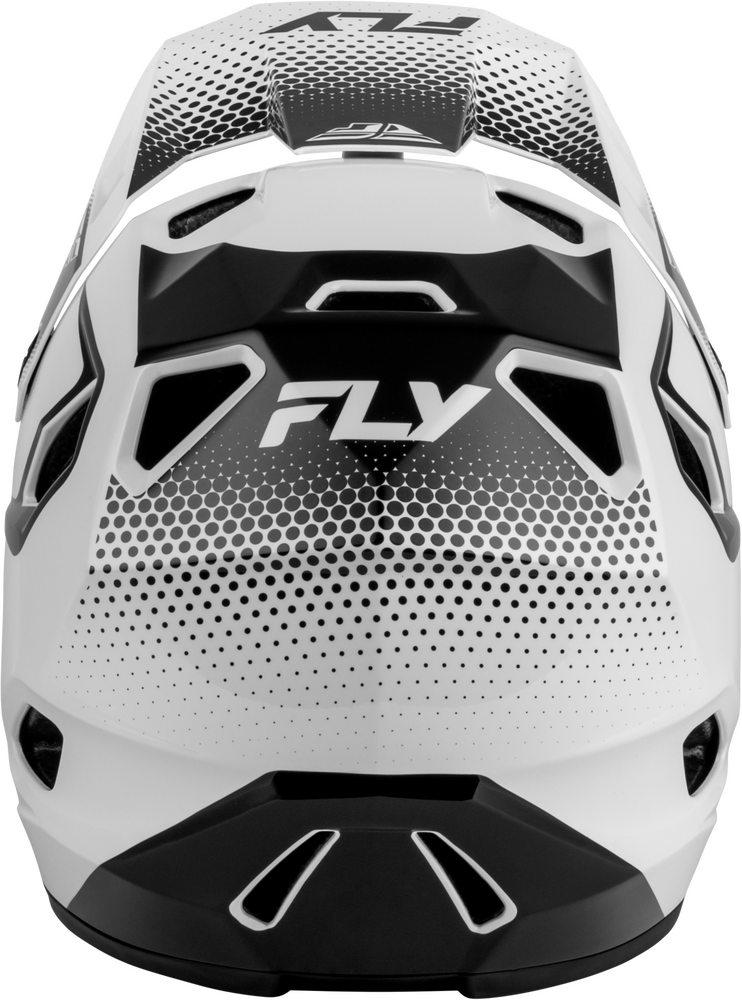 FLY RACING RAYCE SONAR BICYCLE HELMET WHITE/BLACK