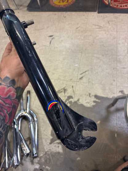 Vintage dyno black threadless fork