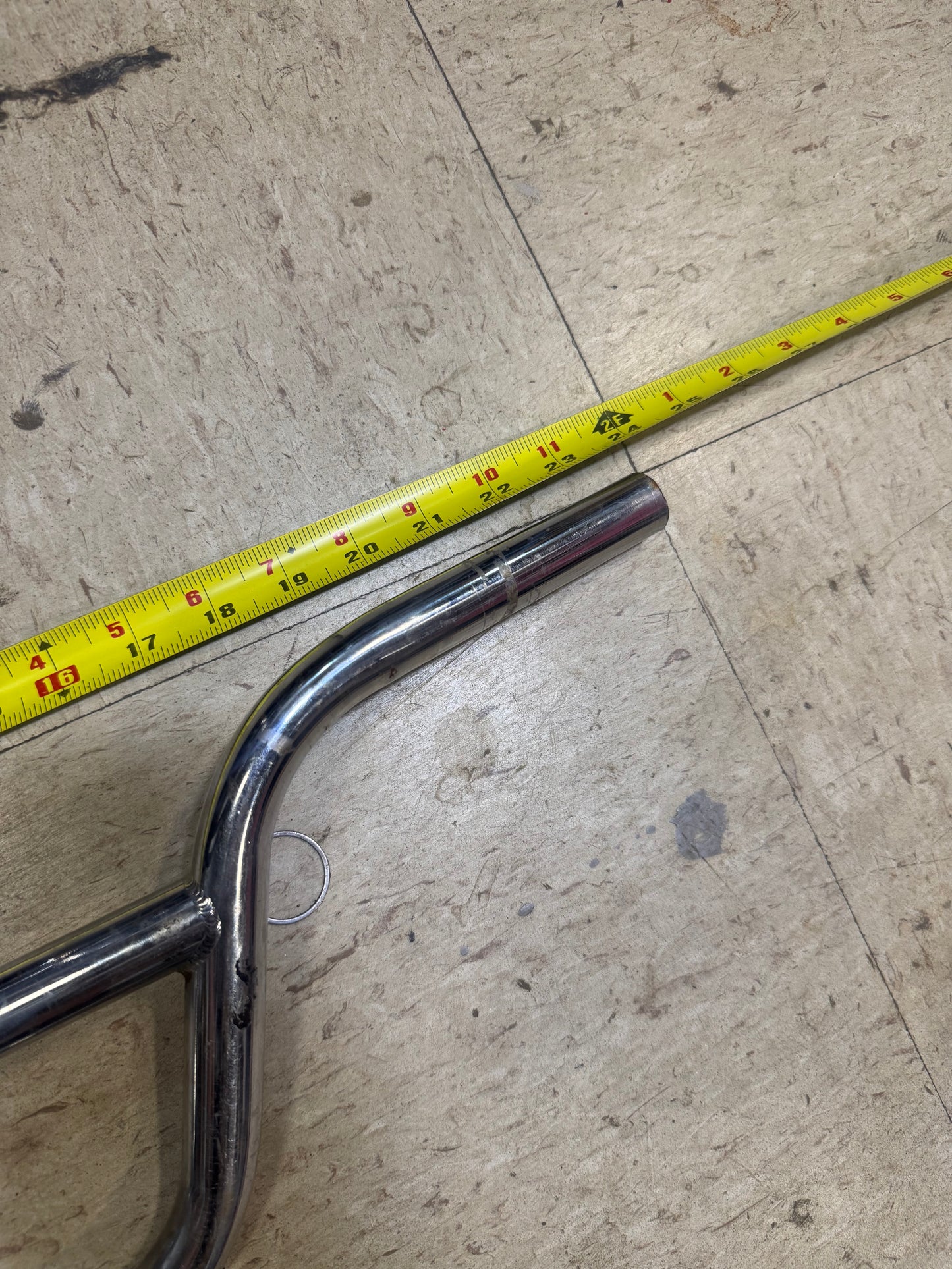 S&m gay cruiser bar chrome cut 24” wide