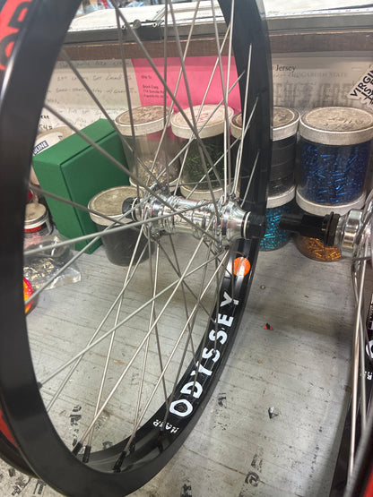 profile mini hubset x odyssey 7ka titanium spokes - new