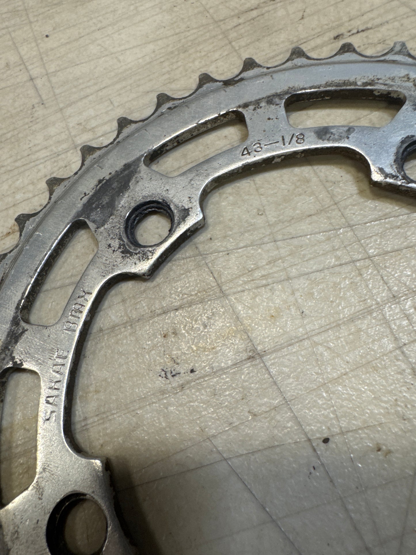 Sakae 43t chainring vintage