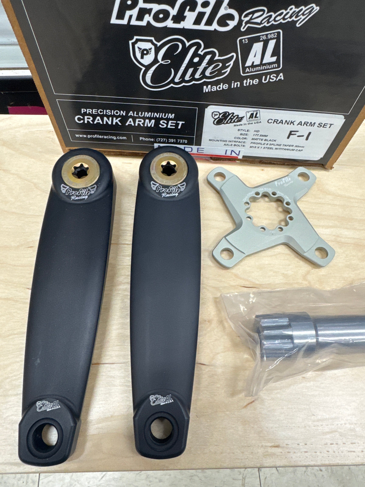 Profile Racing Rhd Crankset Profile Racing AL elite crankset F-1 Limited edition – Powers Bike Shop
