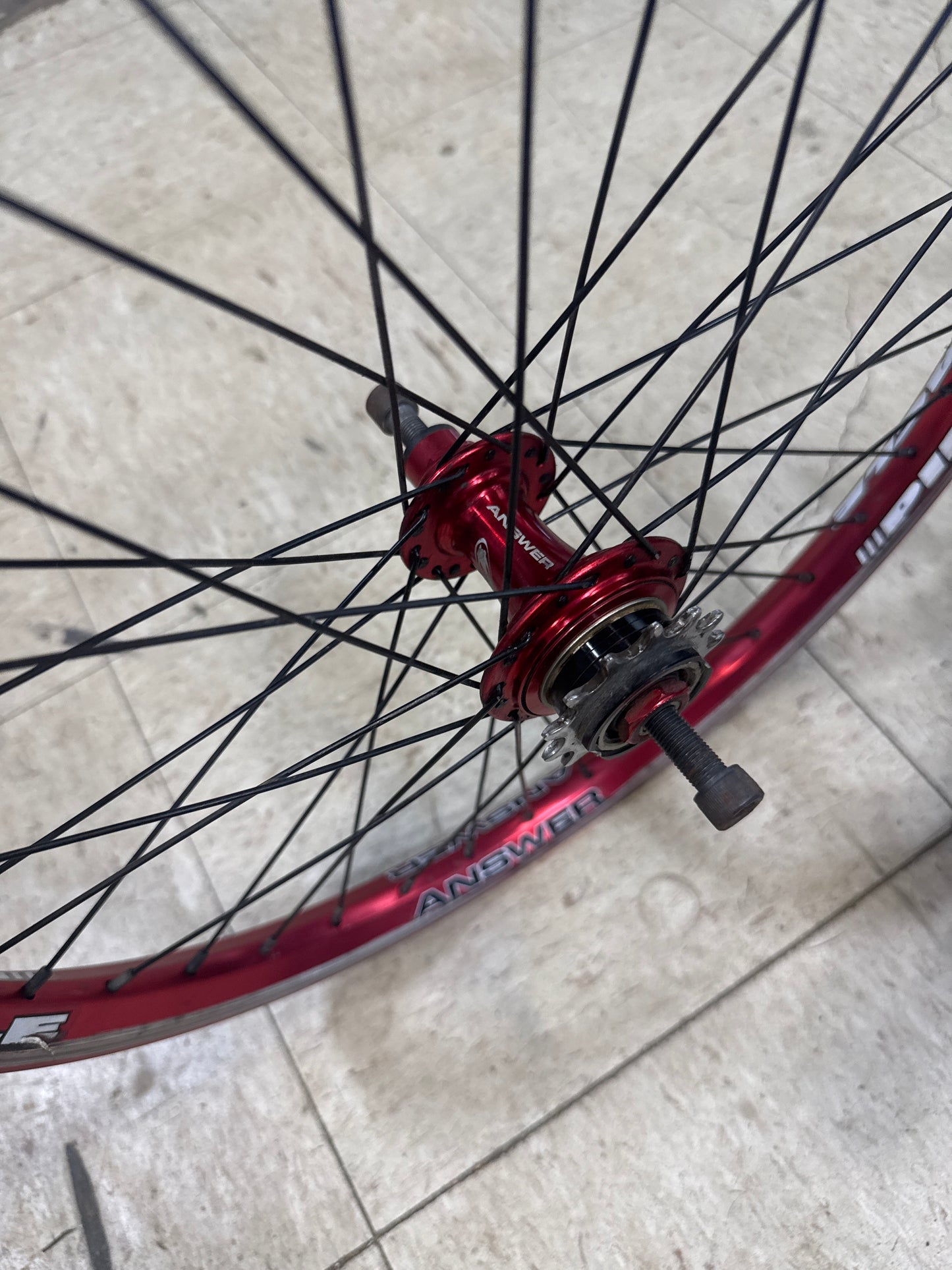 Answer pinnacle 20x1.75 wheels