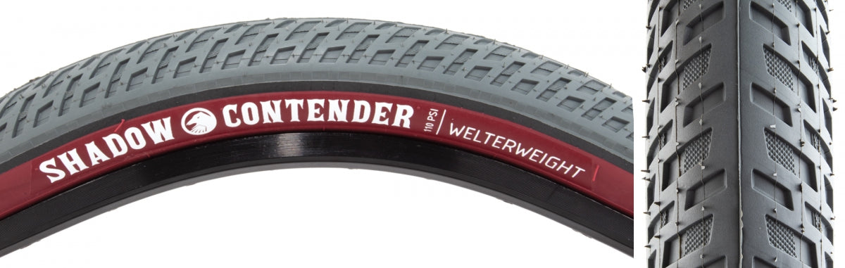 SHADOW CONTENDER WELTERWEIGHT TIRE 20x2.35 grey/red