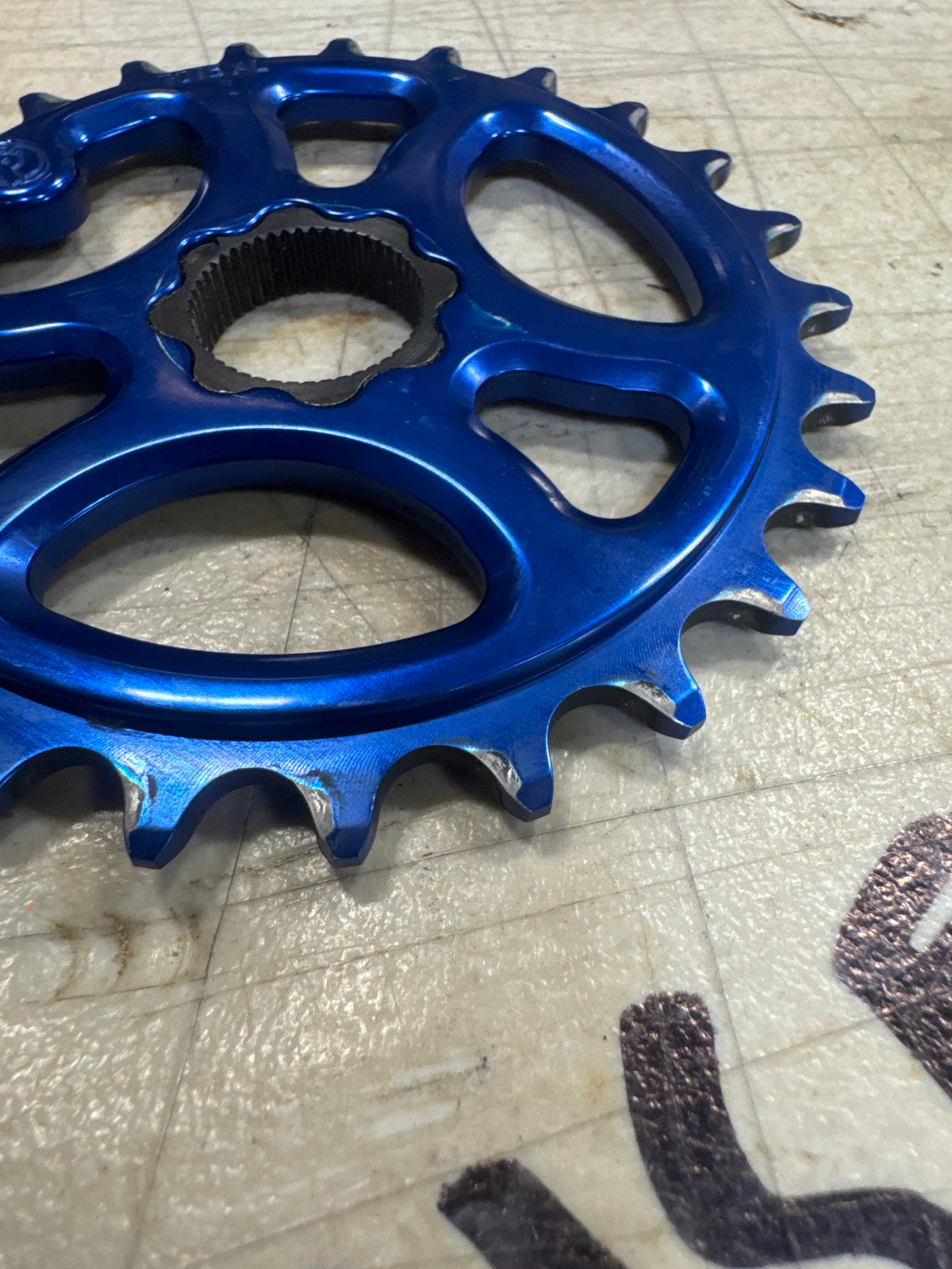 Profile galaxy 22mm 25t blue sprocket