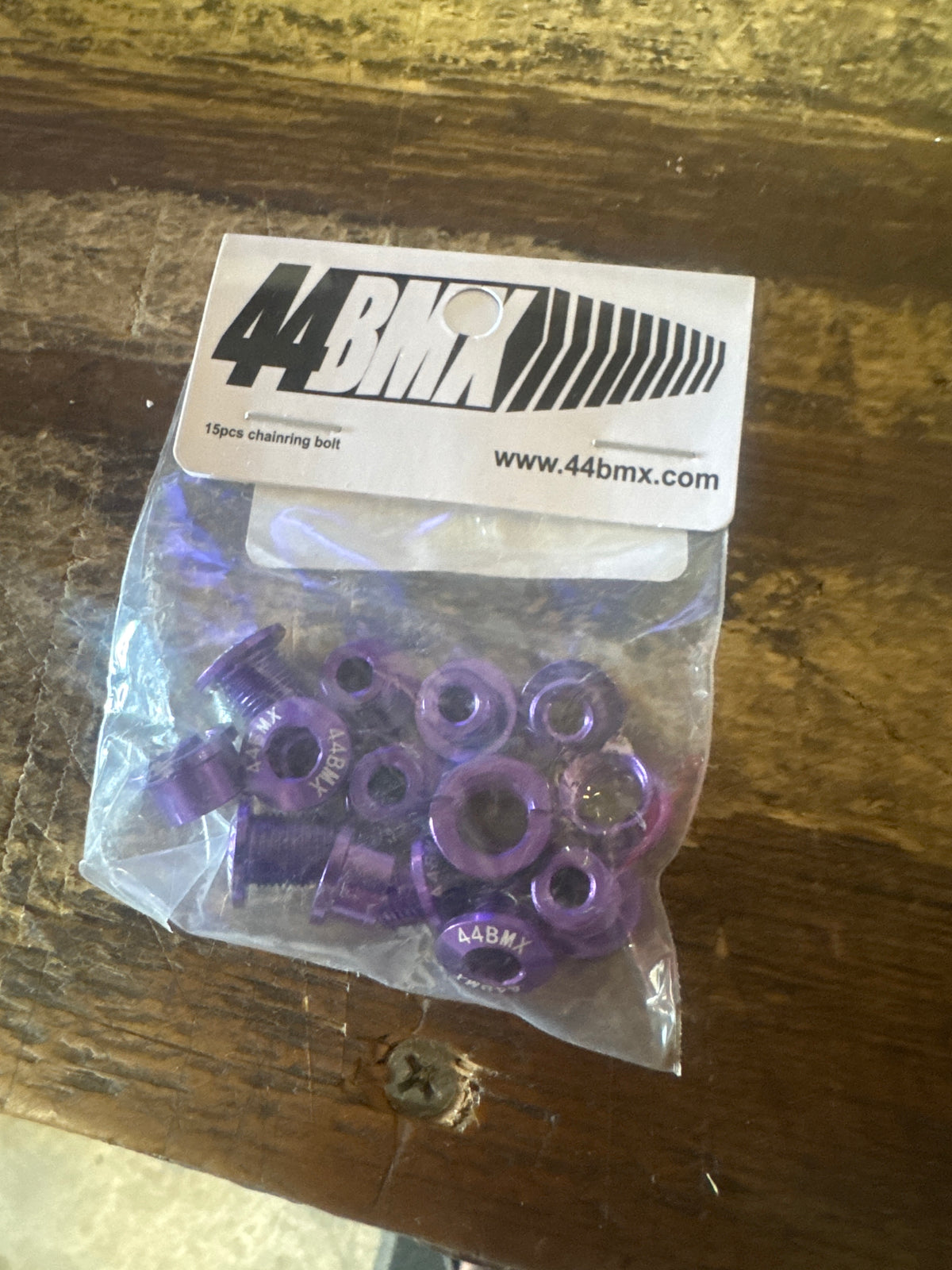 44BMX Alloy Chainring Bolts 15pc
