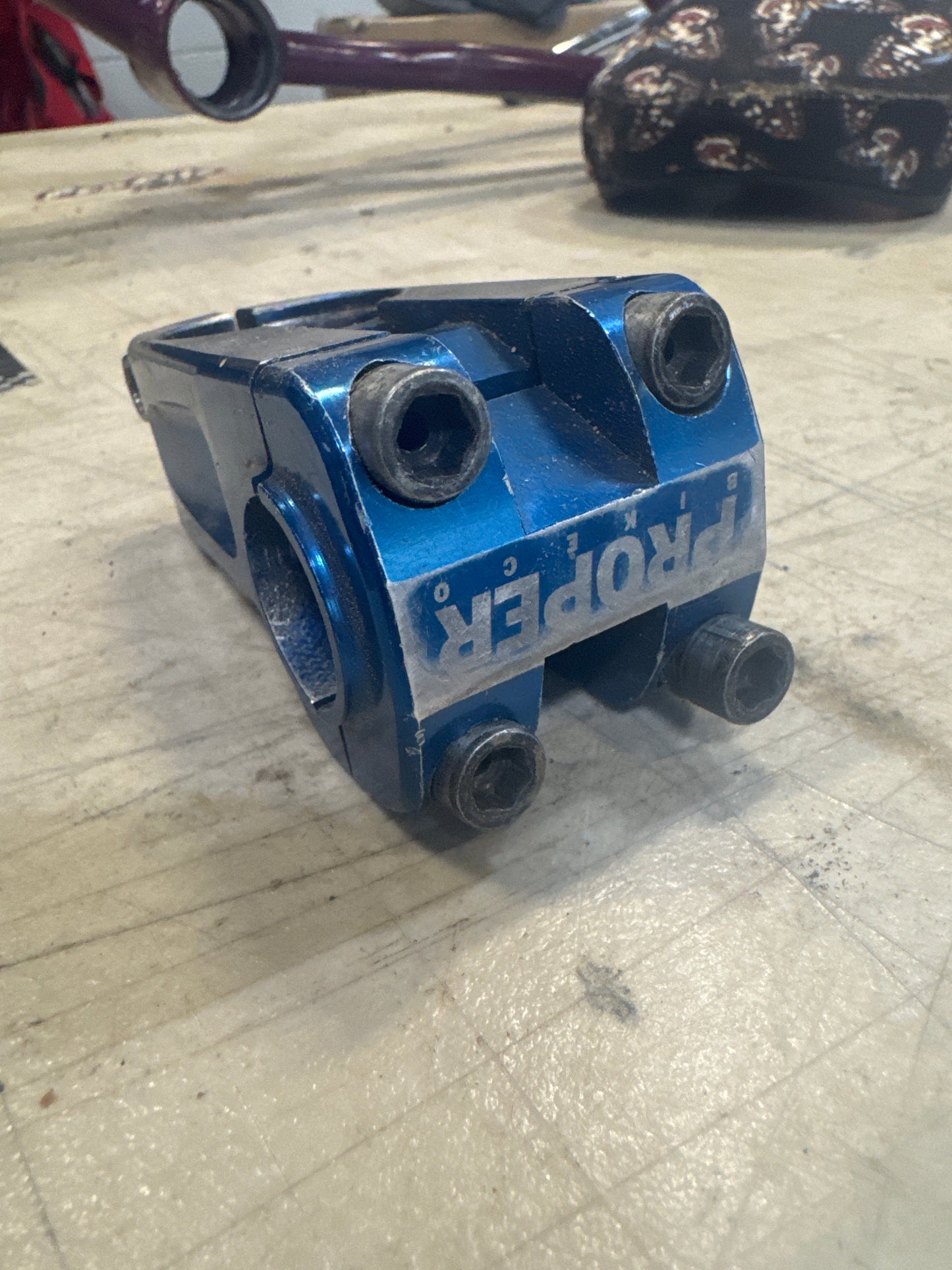 proper stem 52mm blue