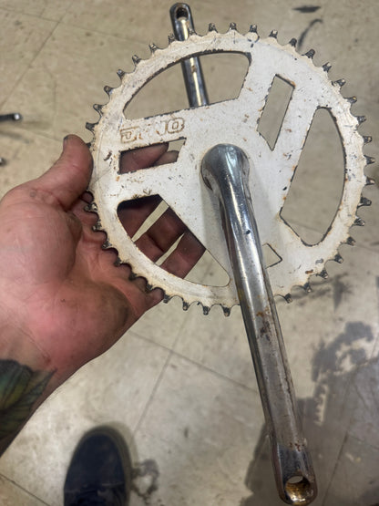 Dyno 1pc cranks w/ sprocket