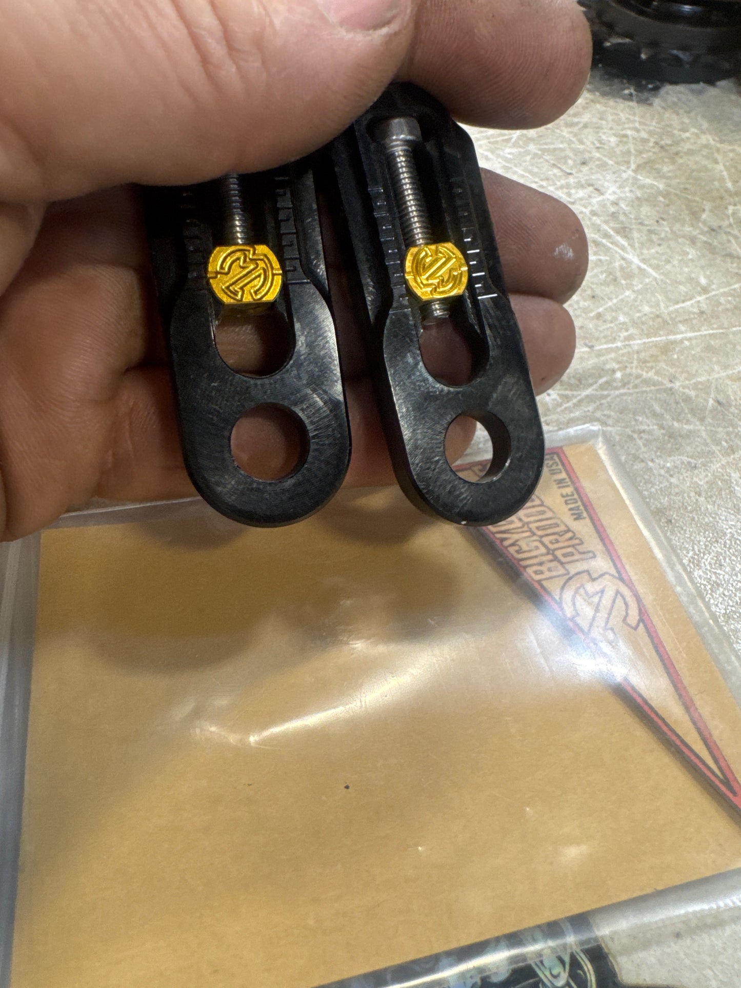 Jw chain tensioners black/gold long
