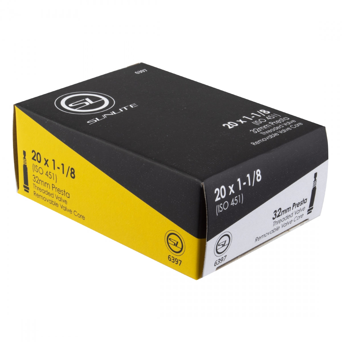 Sunlite 20x11/8-3/8 presta inner tube 32m