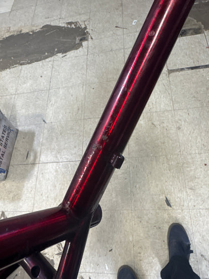 s&m 38 special cruiser frame 21.5 trans red