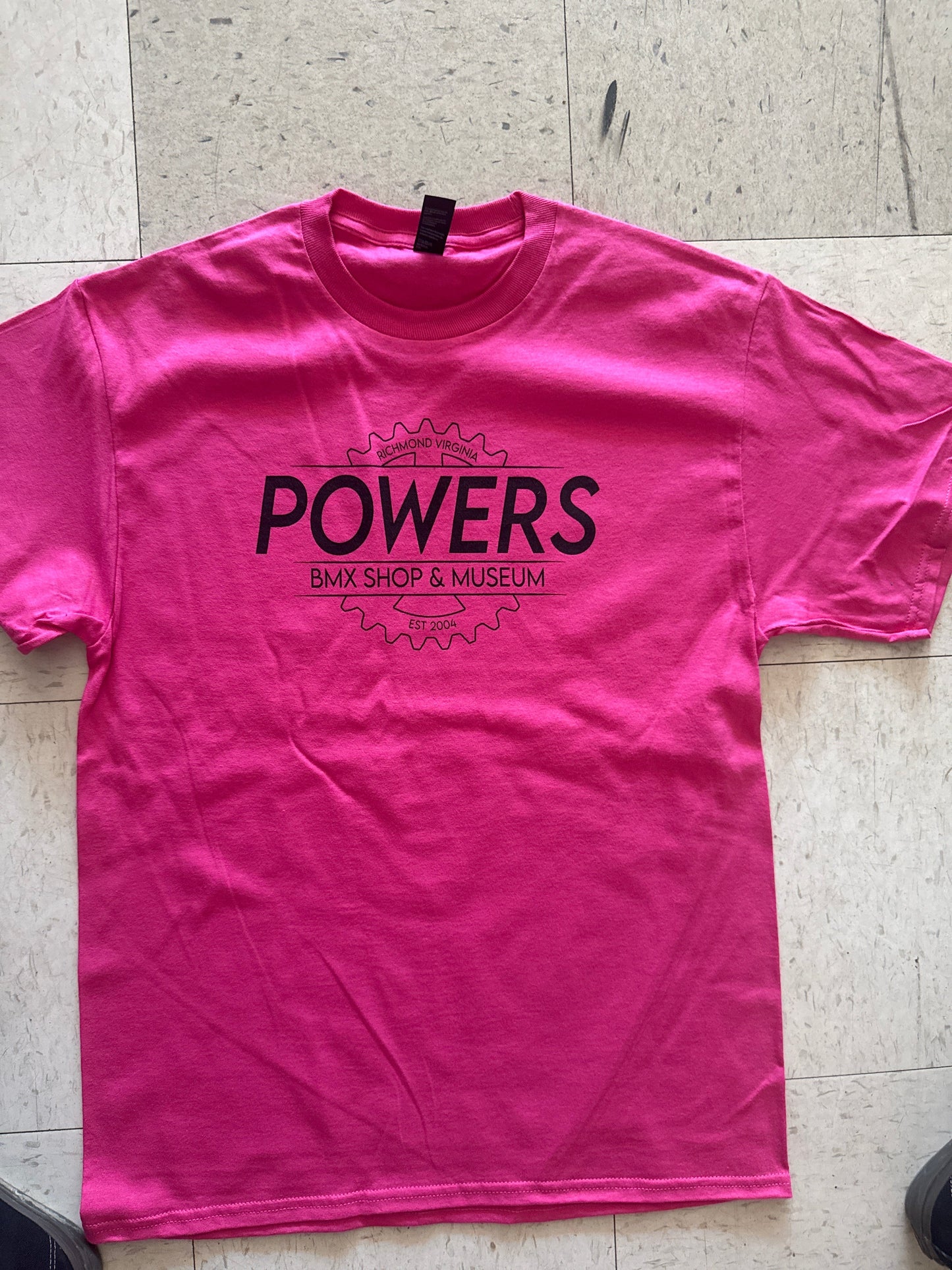 powers bmx shop & museum classic tee