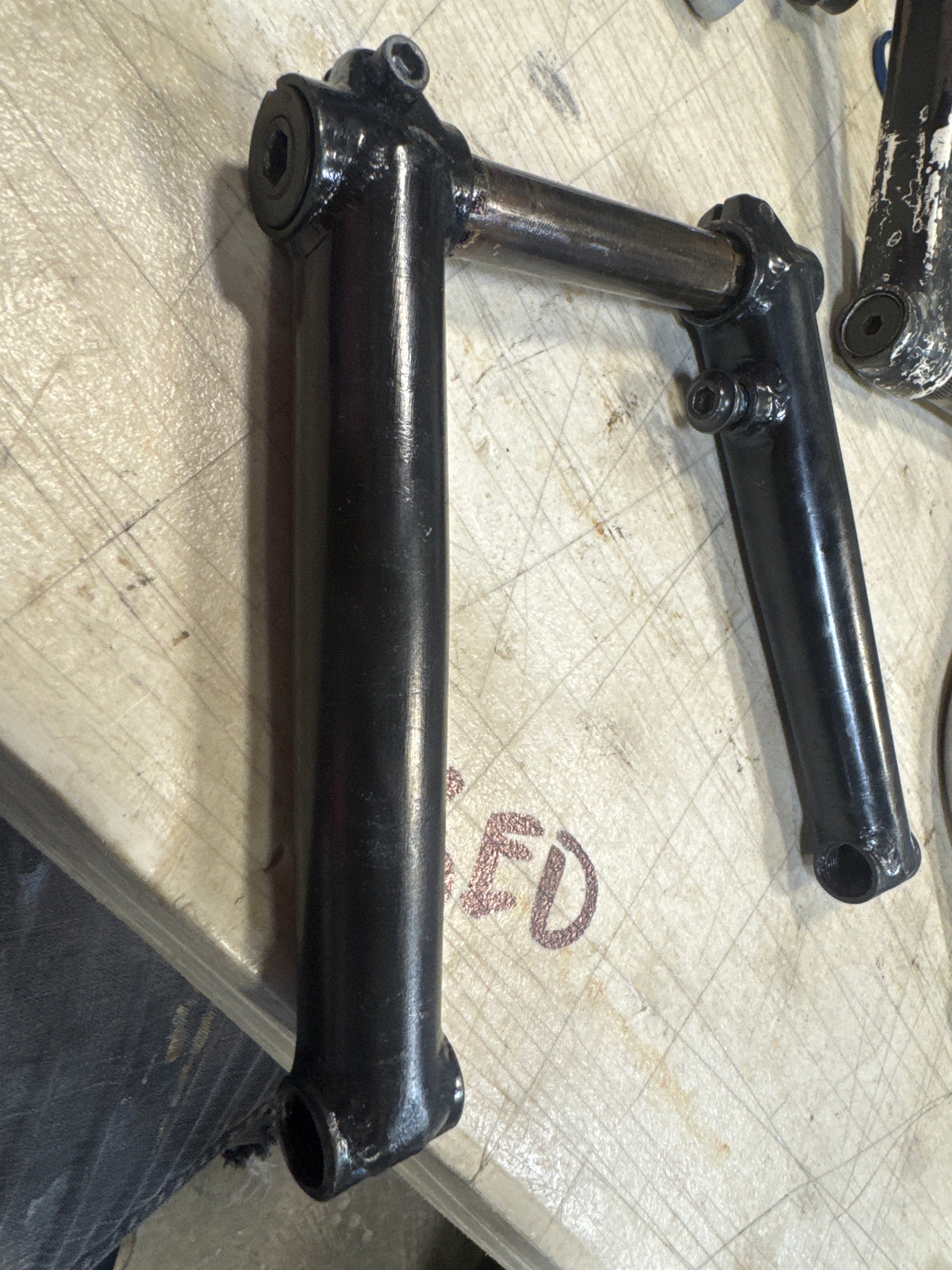 oem 160mm black 19mm cranks