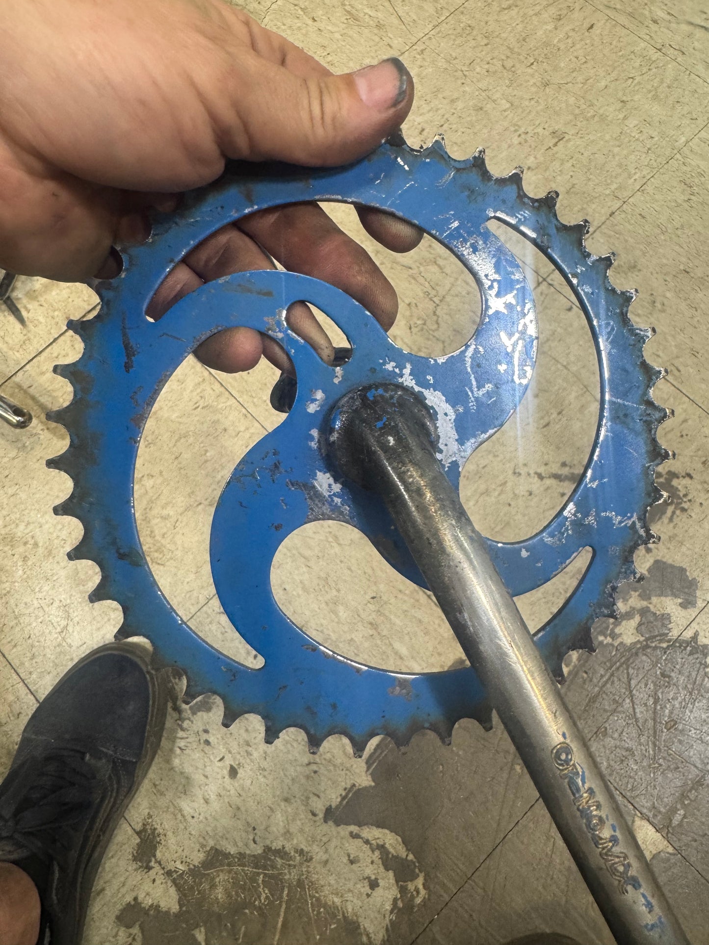 Cr-mo mx 1pc cranks w/ sprocket