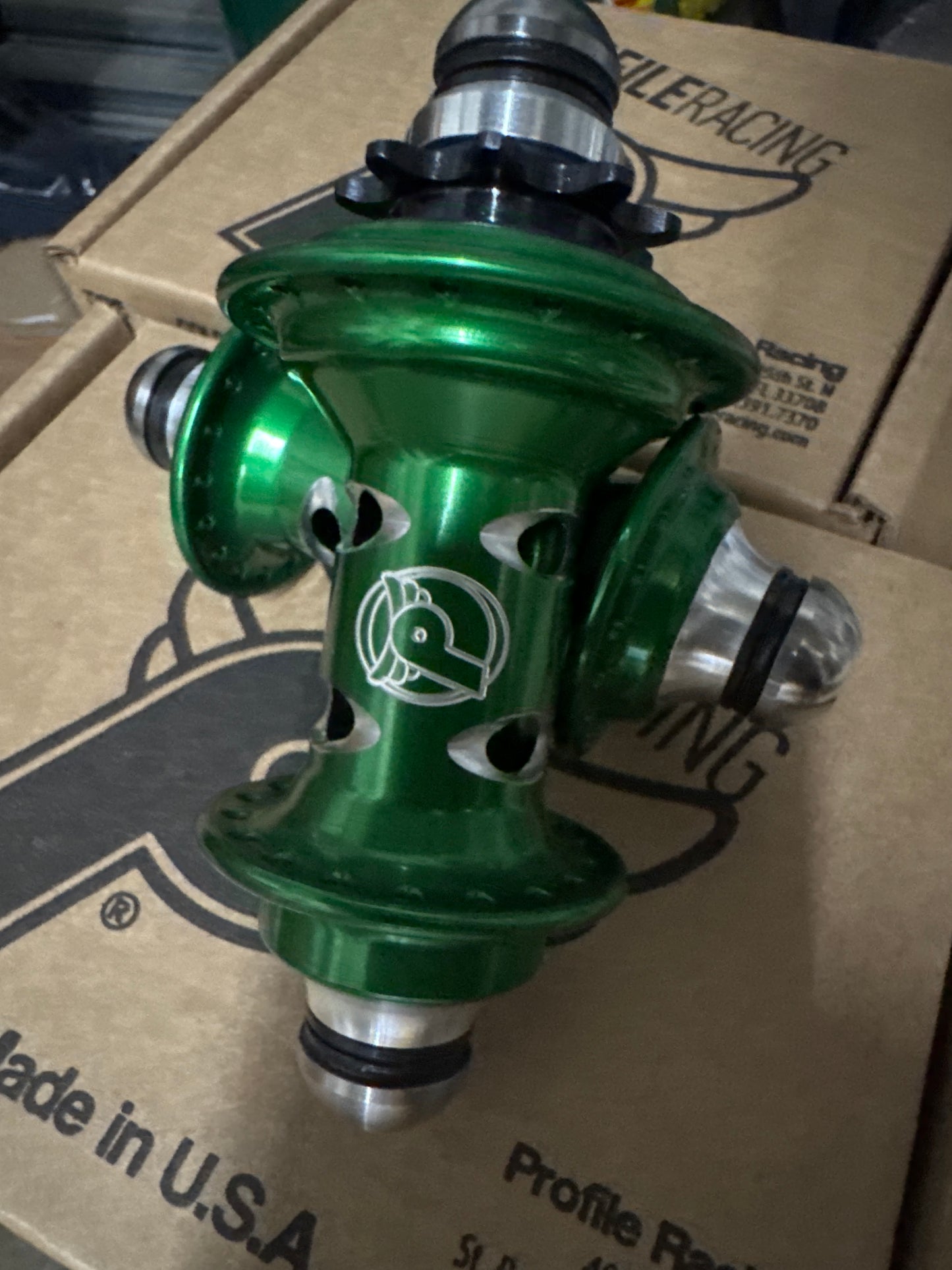 Profile Cat eye Green mini hubset