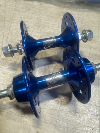Suntour style old school bmx hubs blue 36h new?