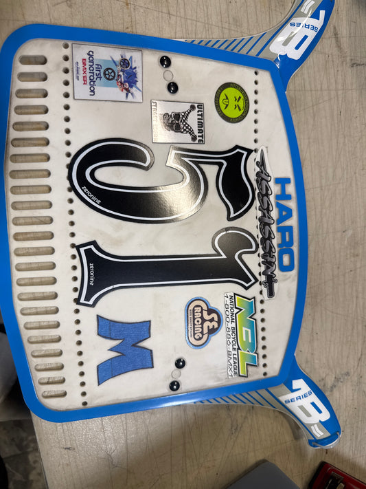 Haro series 1b number plate